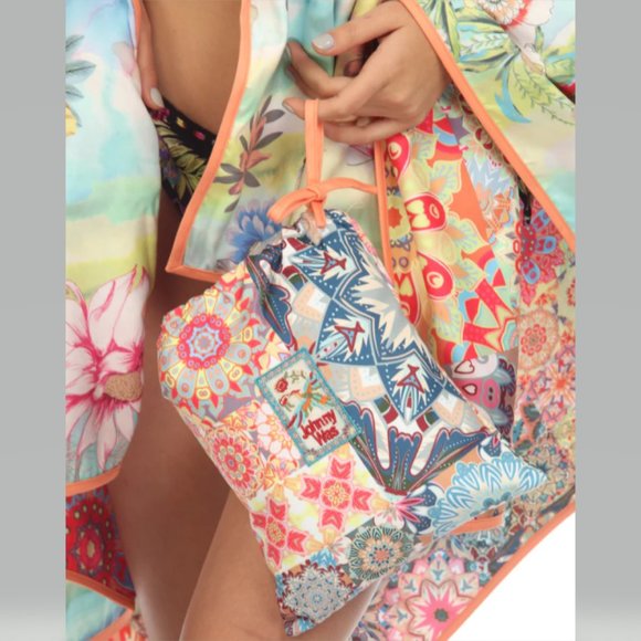 Johnny Was Multicolor Floral Wrap - Picture 4 of 11